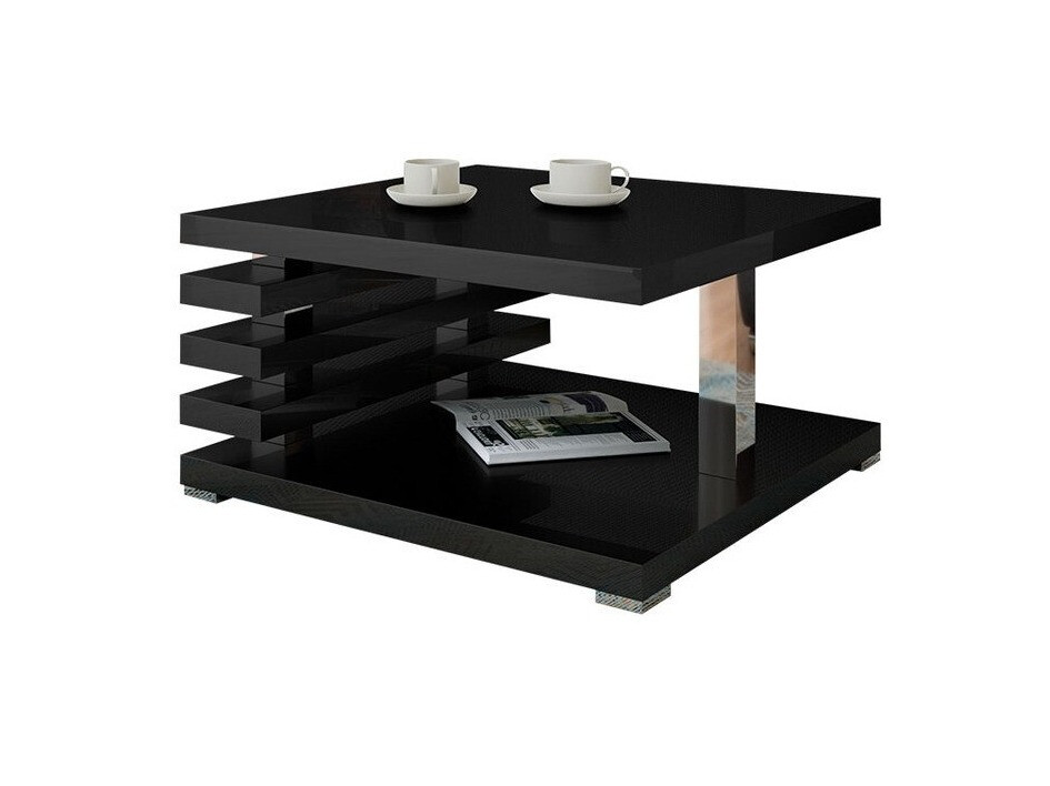 Couchtisch Goodyear 122 (Schwarz glänzend)