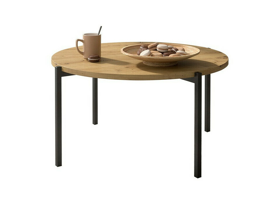 Couchtisch Providence 180 (Artisan-Eiche + Schwarz)