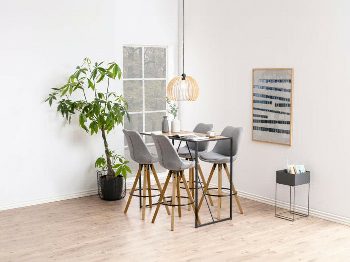 Essgruppe Norsica 517 (Grau + Helles Holz)