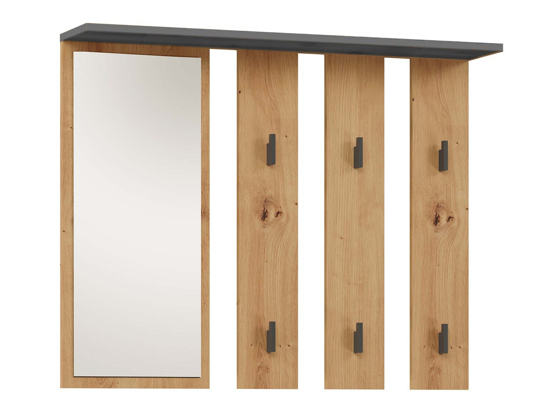 Gestell Mandeville 210 (Anthrazit + Artisan Eichenholzoptik)