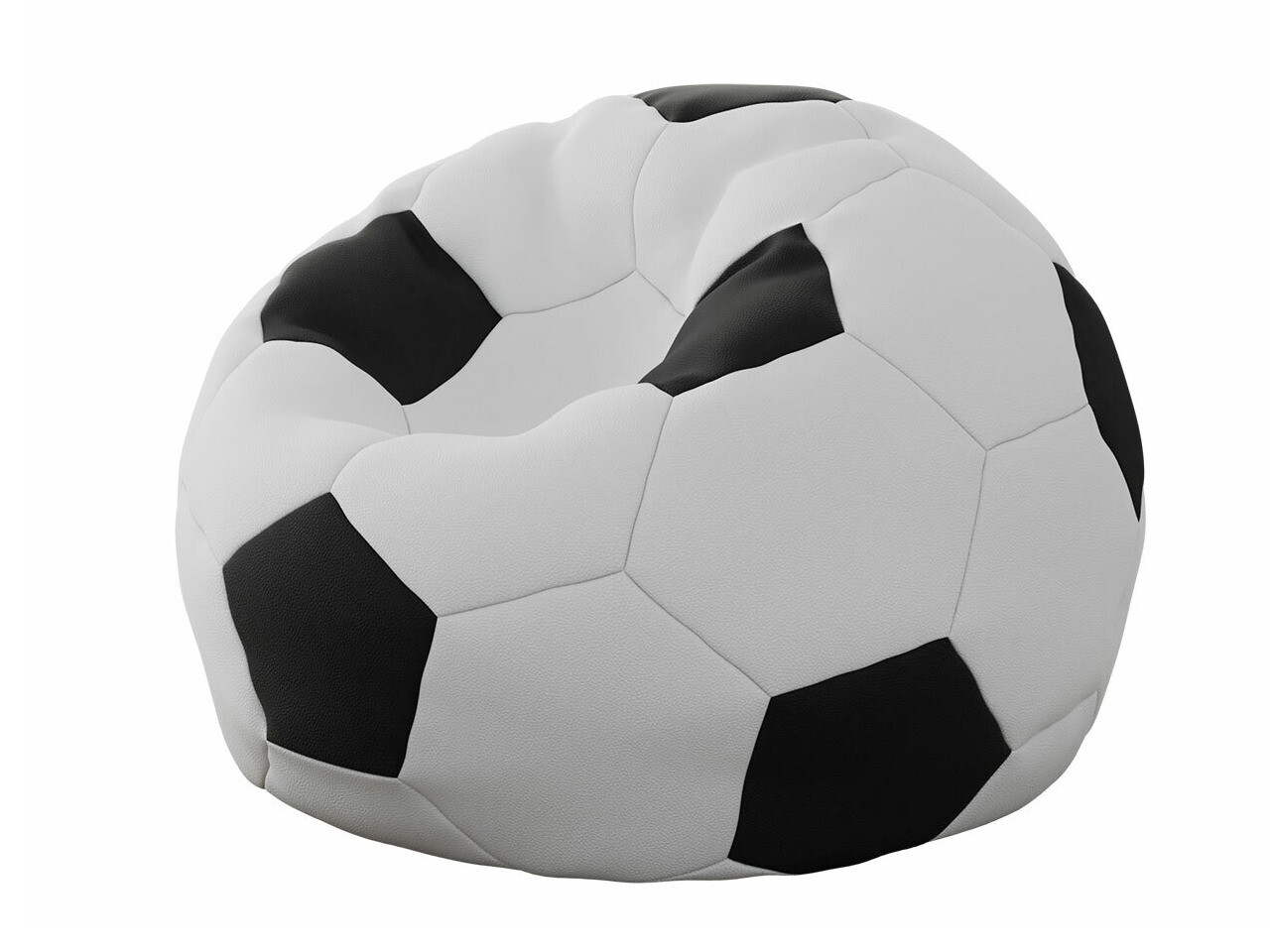 Sitzsack Comfivo Pectus (Weiss + Schwarz)