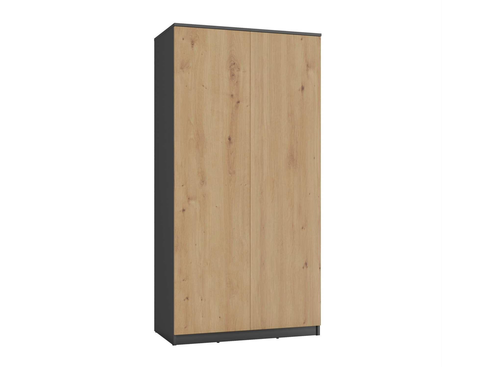 Kleiderschrank Elbvelu 117 (Anthrazit + Artisan-Eiche)