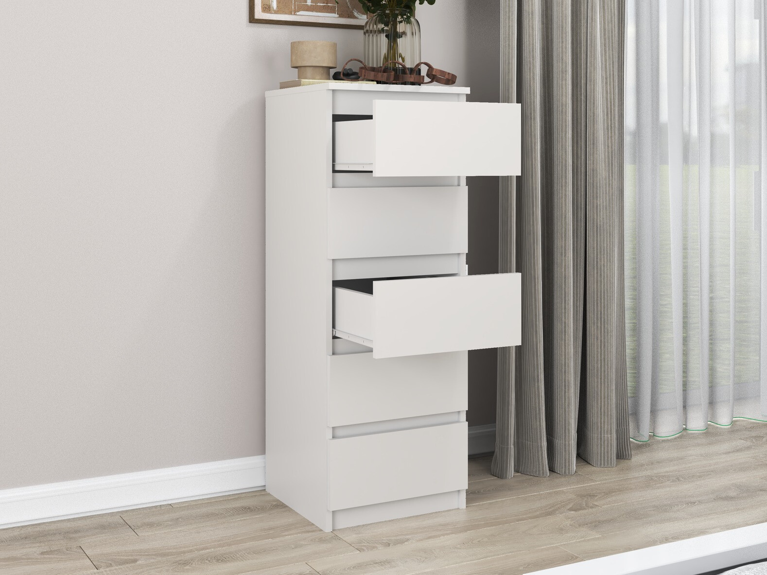Kommode Elbvelu 121 (Weiss)