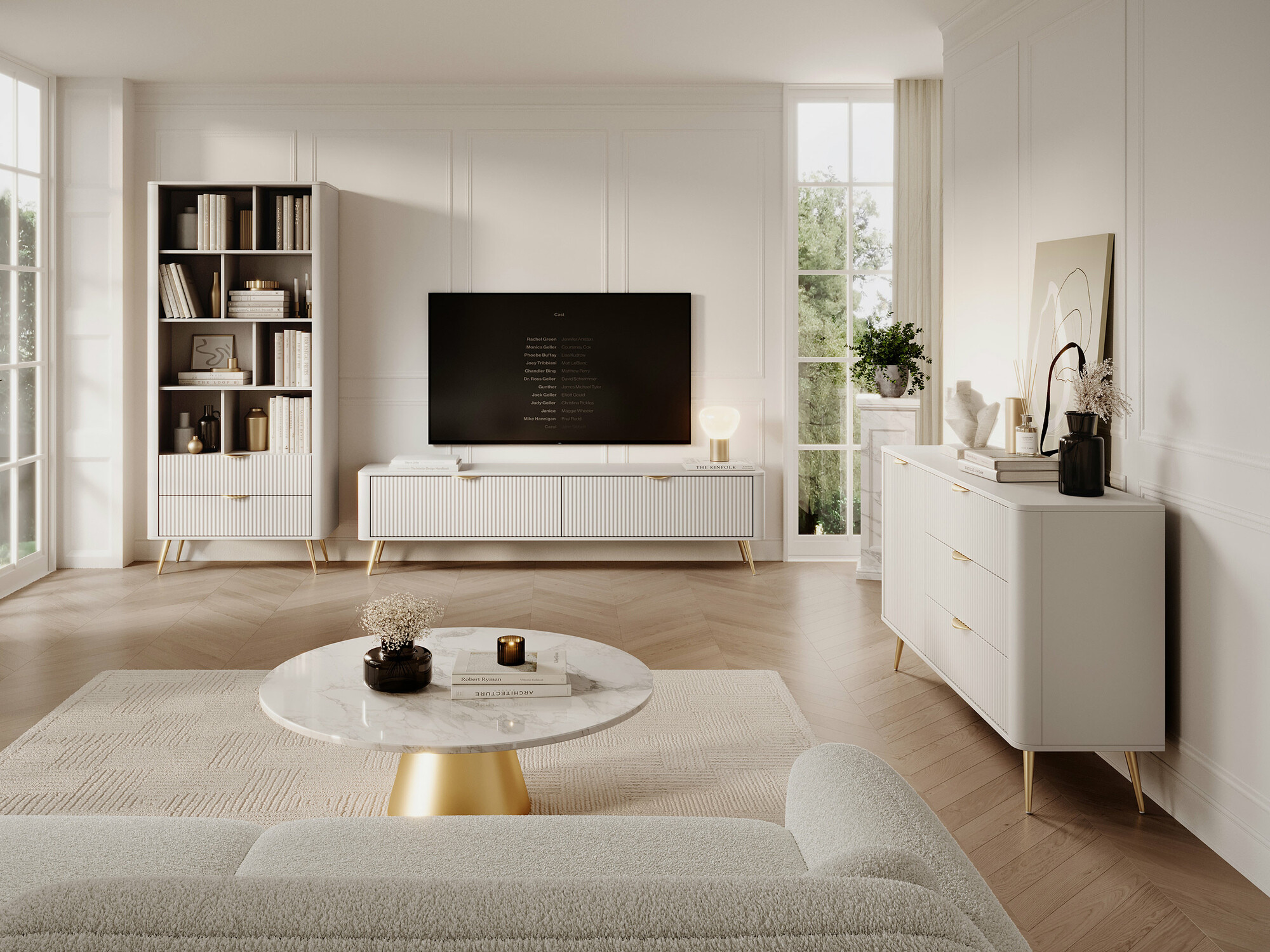 Kommode Lectum (Beige)