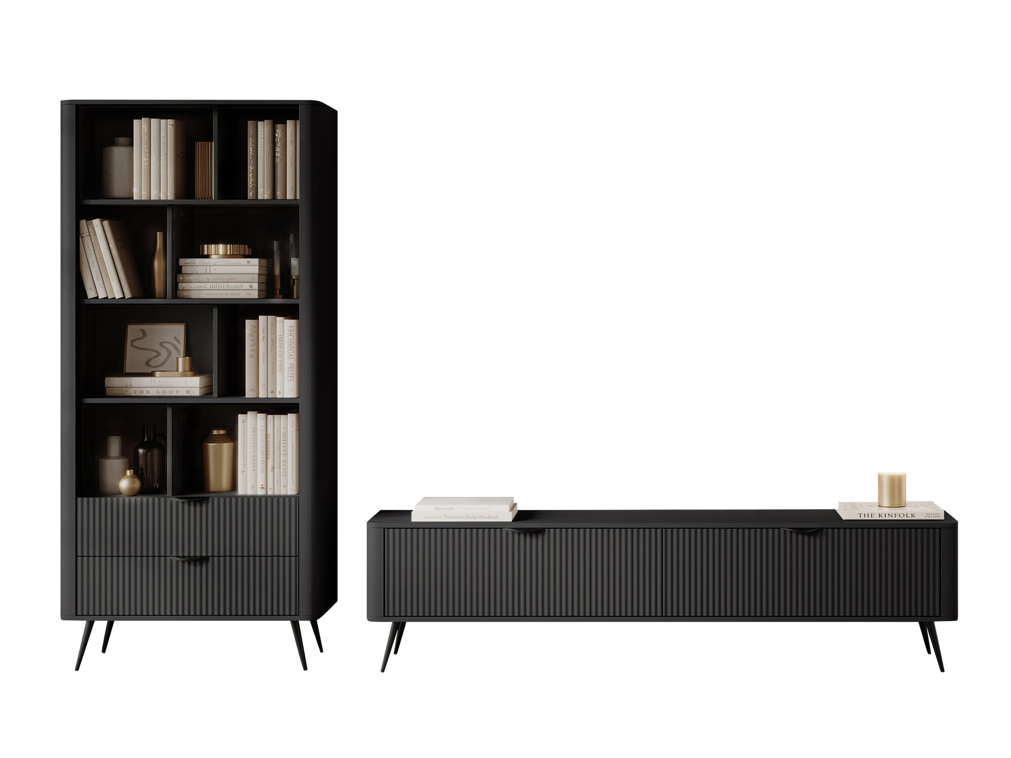 Wohnzimmer-Sets Ioca (Graphit)