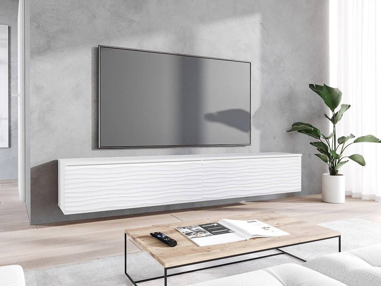 TV-Möbel Sarasota 164 (Weiss)