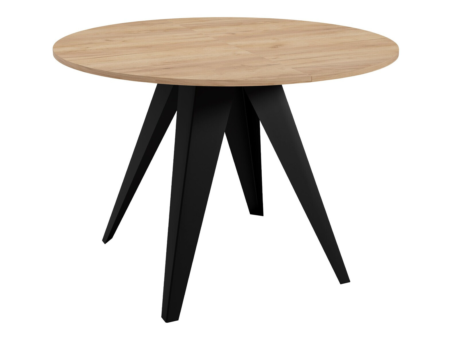 Tisch Oswego 114 (Schwarz + Craft-Eiche Gold)