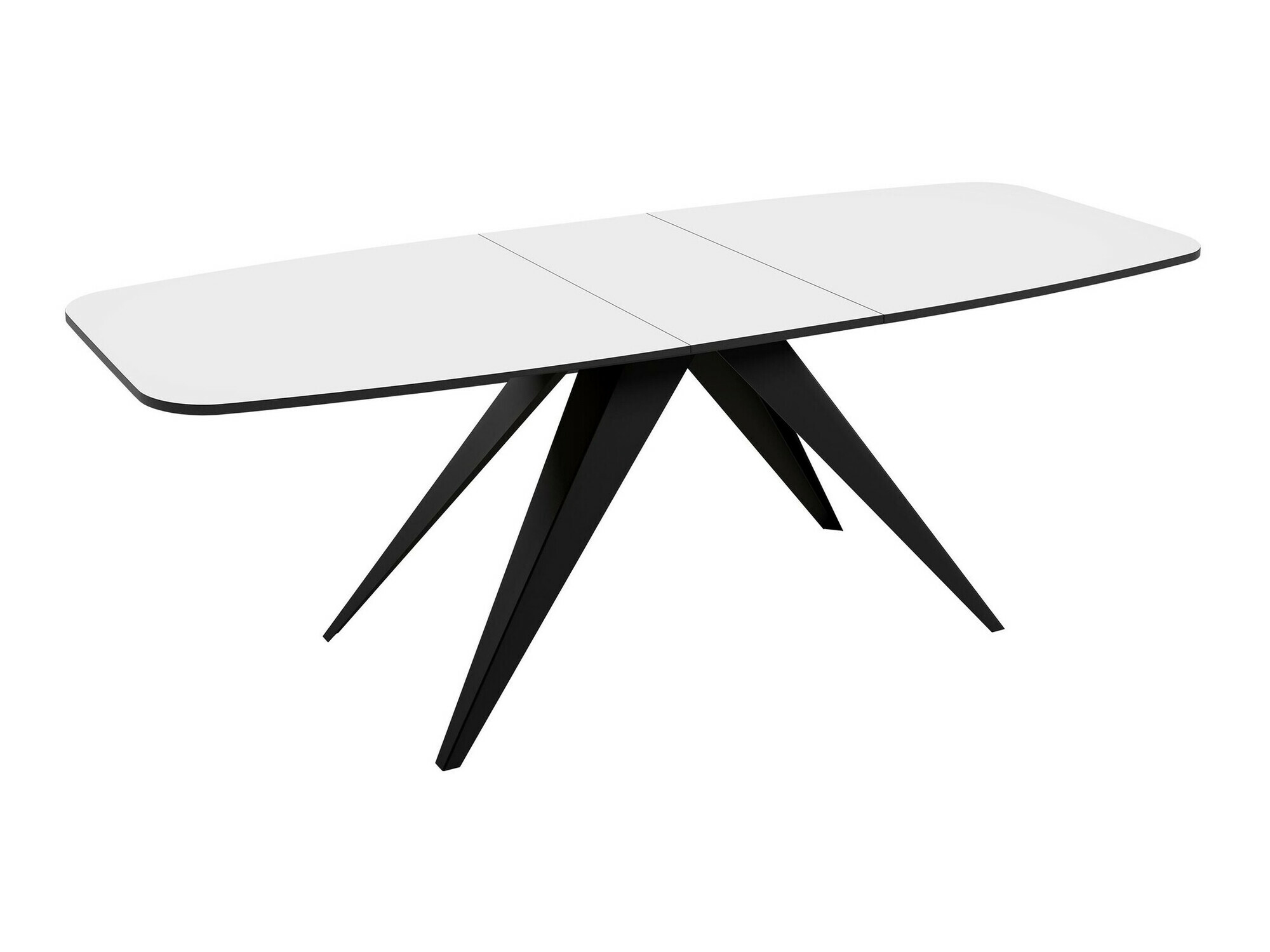 Tisch Oswego 115 (Schwarz + Lancelot-Eiche)