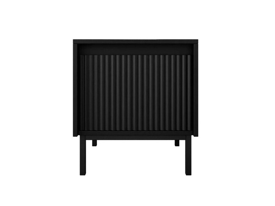 Nachttisch Comfivo Delruva (Schwarz)