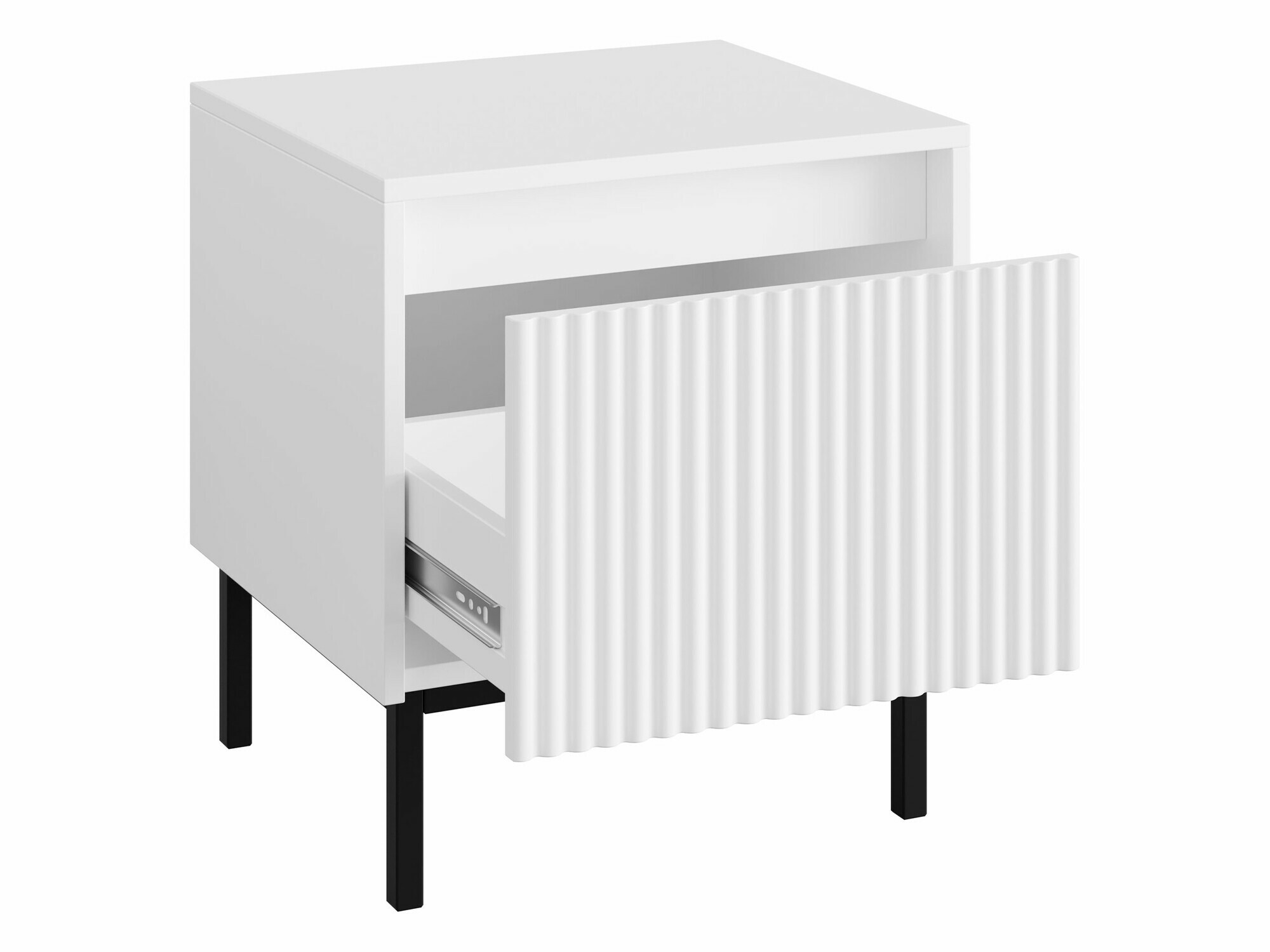 Nachttisch Comfivo Delruva (Weiss)