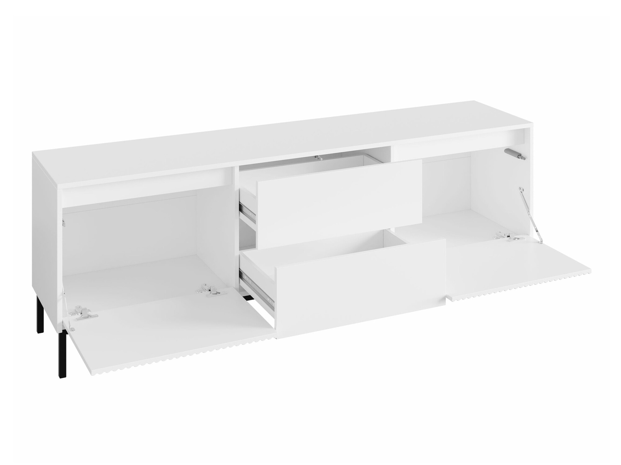 Wohnzimmer-Sets Comfivo Delruva II (Weiss)