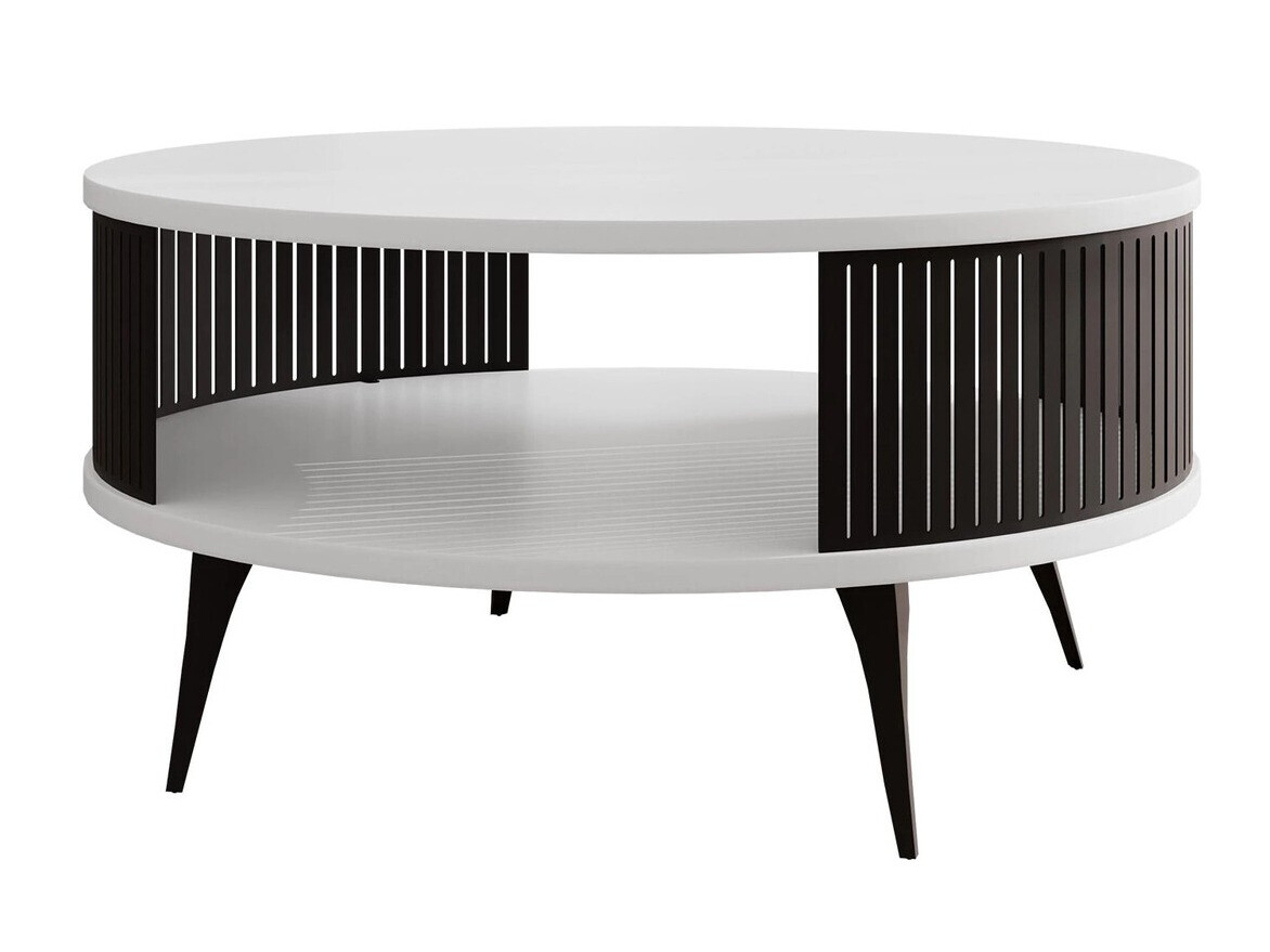 Couchtisch Sordore 100 (Schwarz + Weiss)