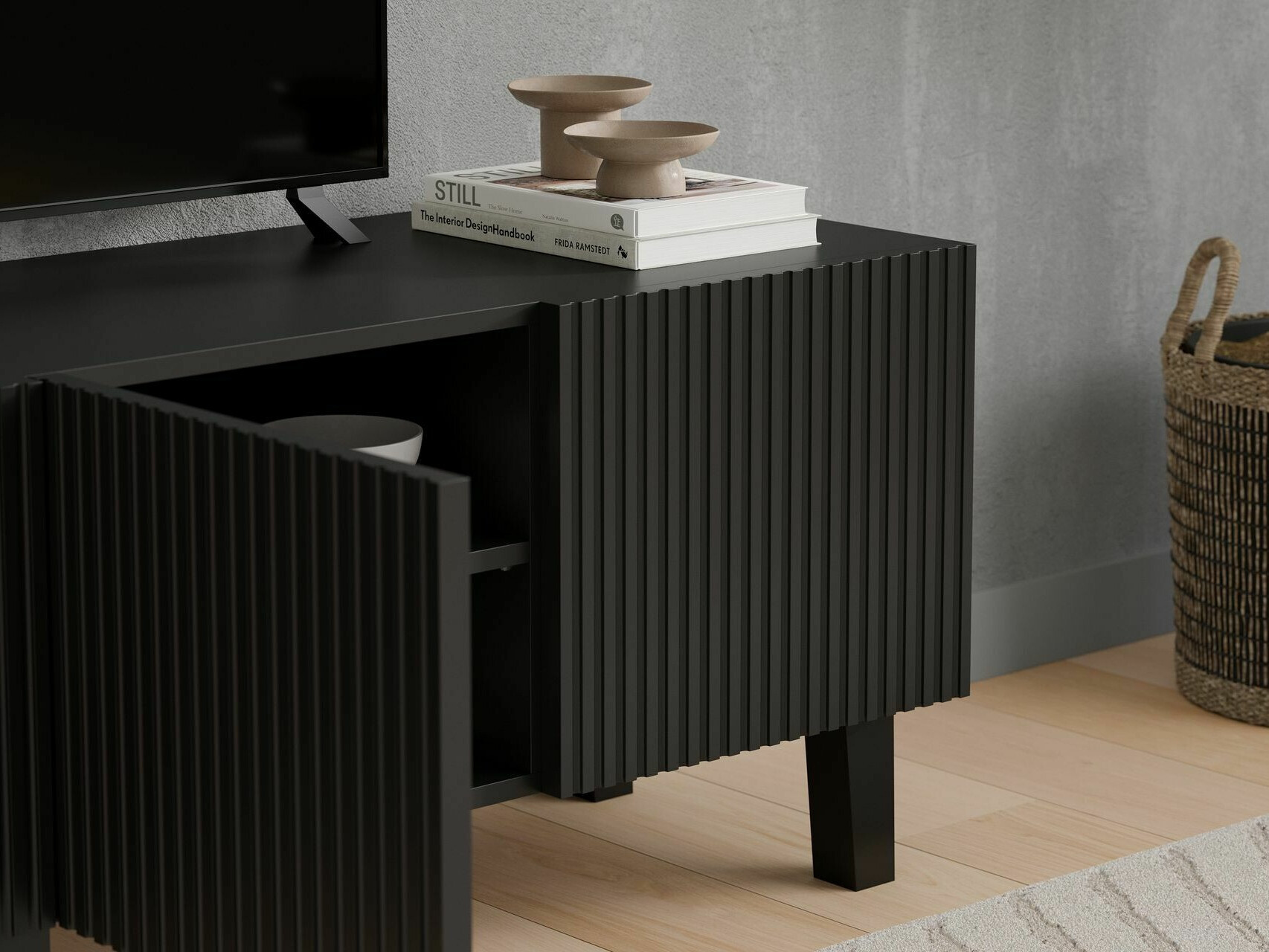 TV-Möbel Springfield 280 (Schwarz)