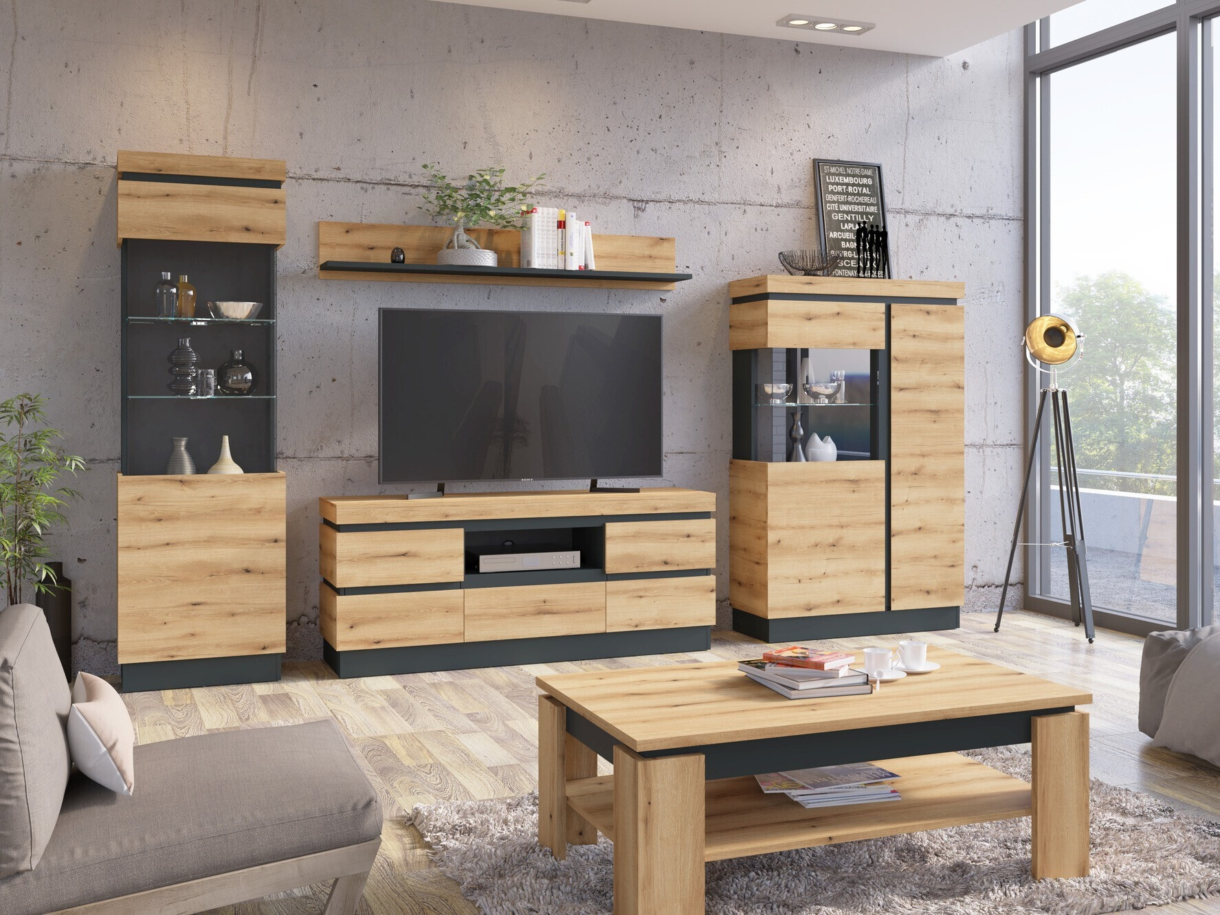 Wohnzimmer-Set Enocira 112