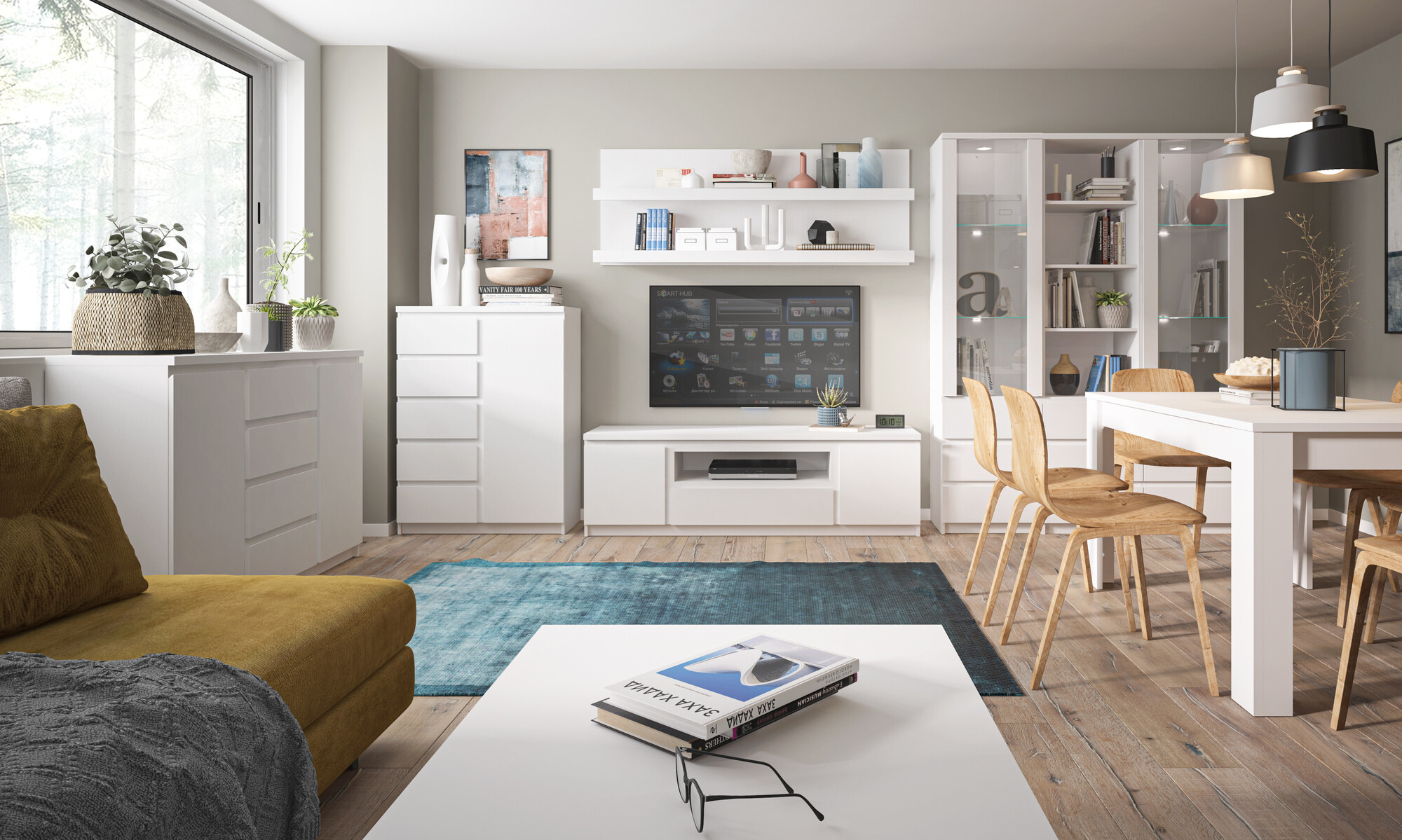 Kommode Merfere 110 (Weiss)