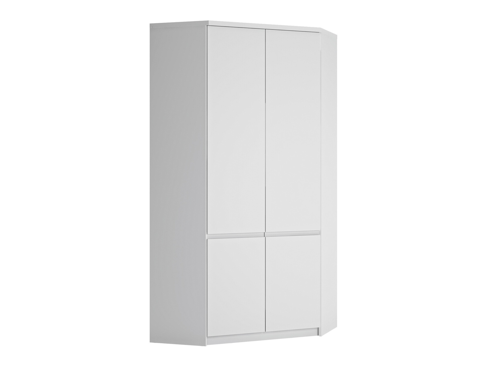 Eckkleiderschrank Merfere 101 (Weiss)