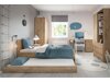 Bett Merfere 107 (Eichenholzoptik)