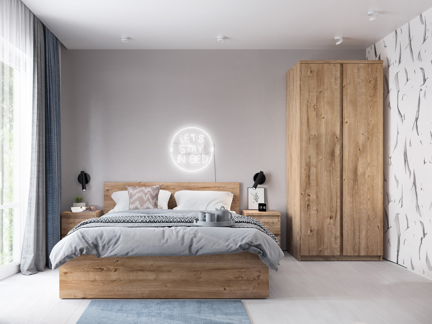 Schlafzimmer-Set Merfere 124