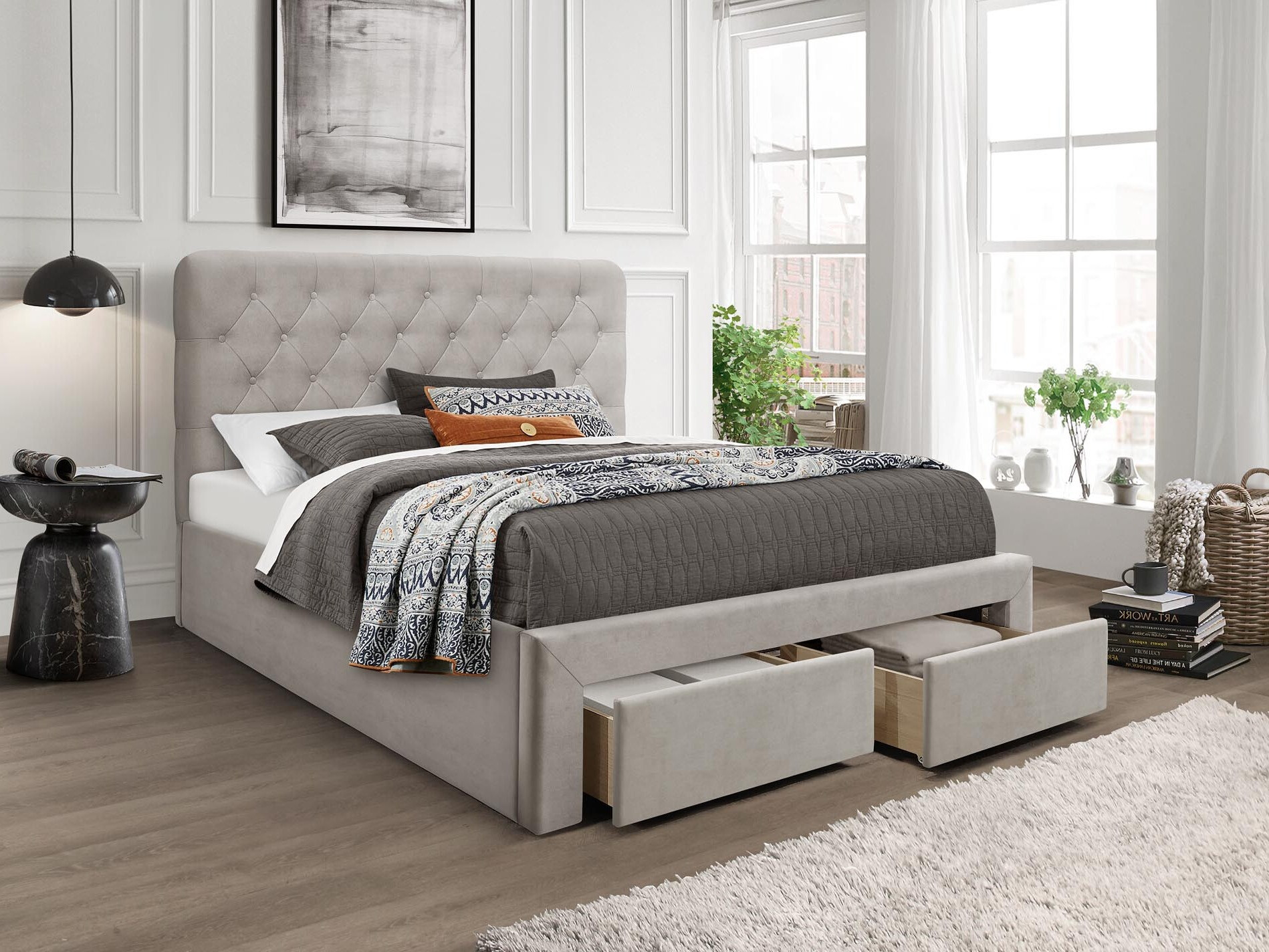 Bett Houston 1708 (Beige)