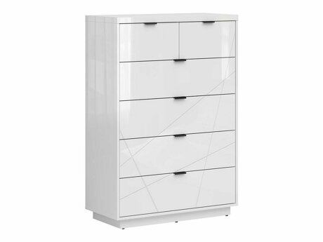 Kommoden Fivale 119 (Weiss glänzend + Weiss)