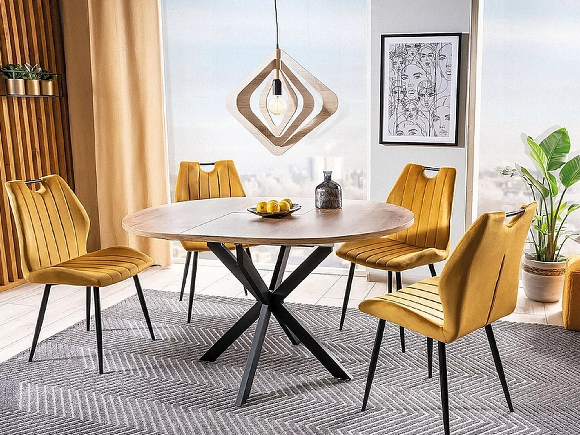 Tisch Detroit 115 (Artisan-Eiche)