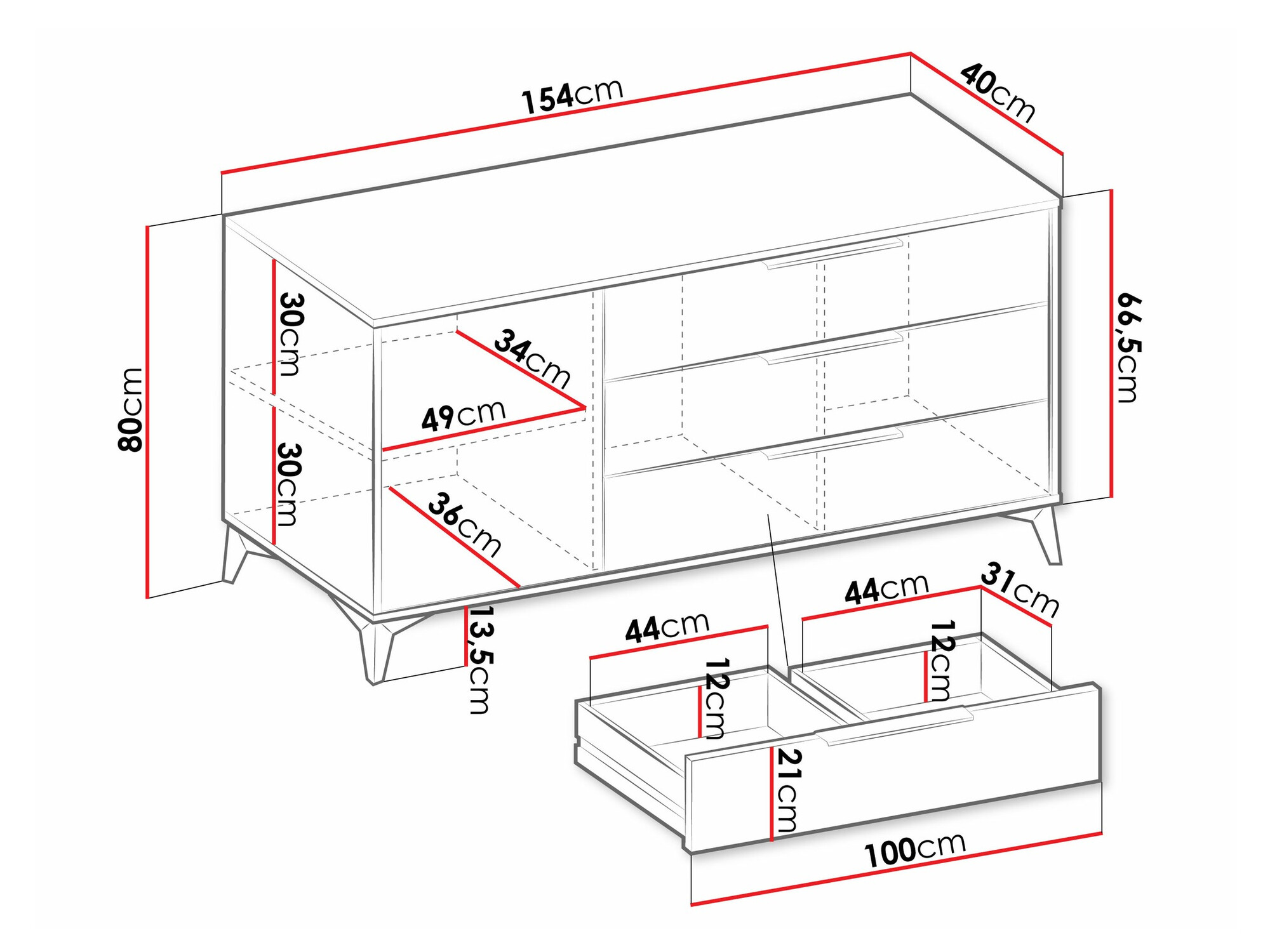 Kommoden Comfivo Citrus