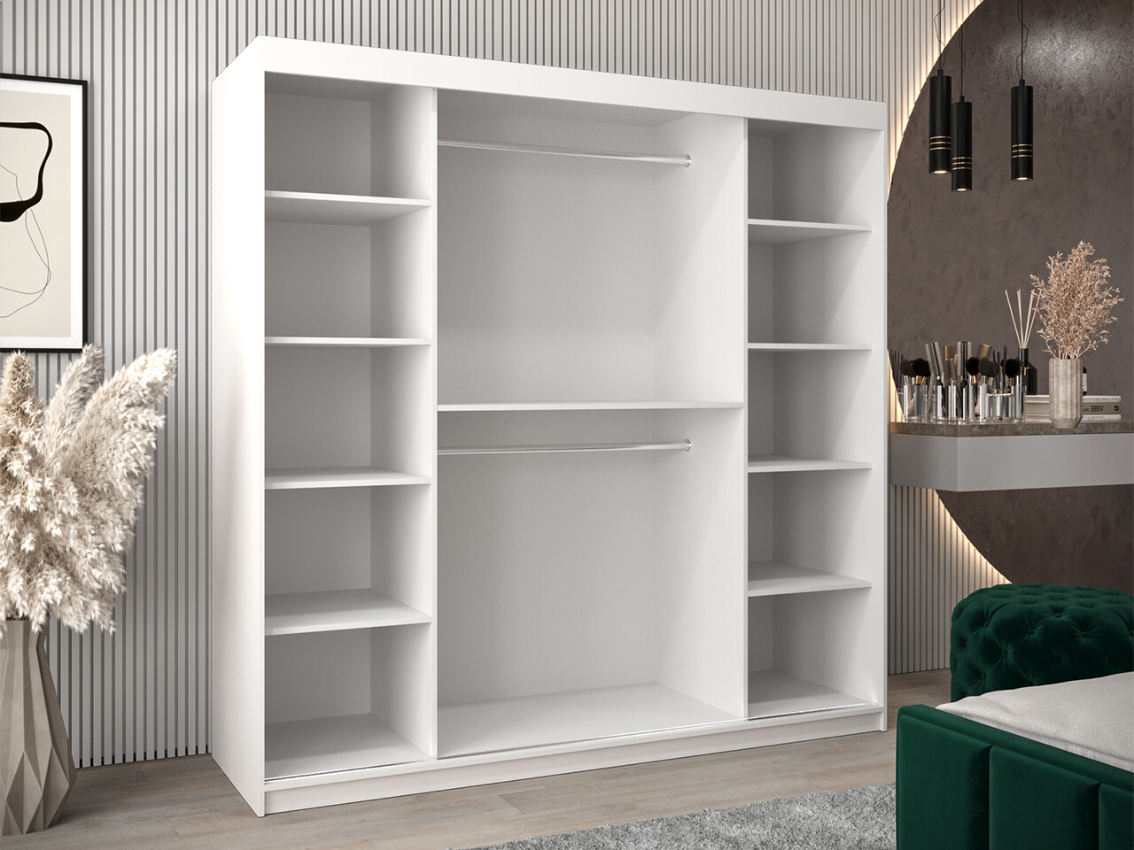 Kleiderschrank Hartford 482 (Weiss)