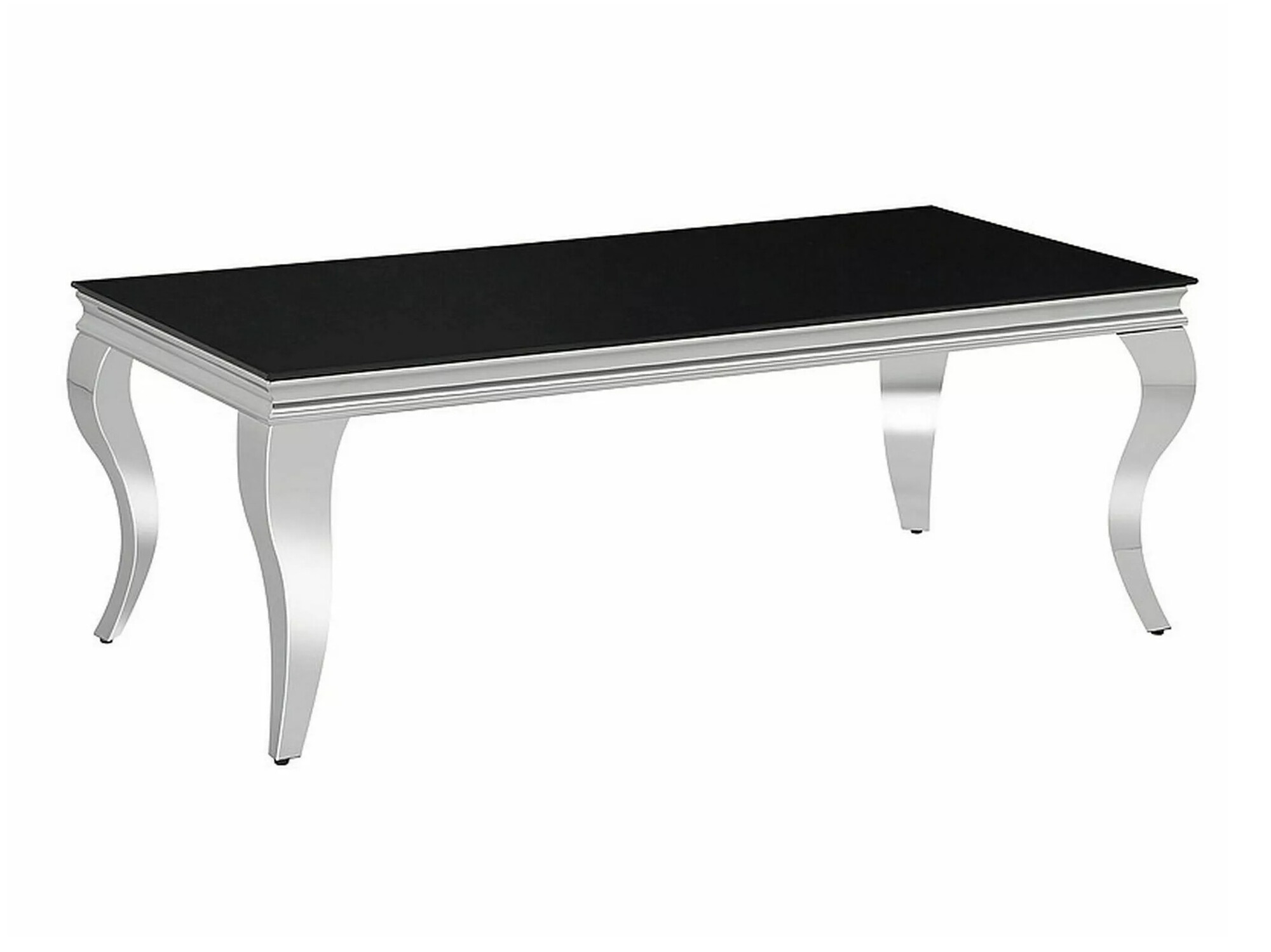 Couchtisch Detroit 841 (Schwarz + Silber)