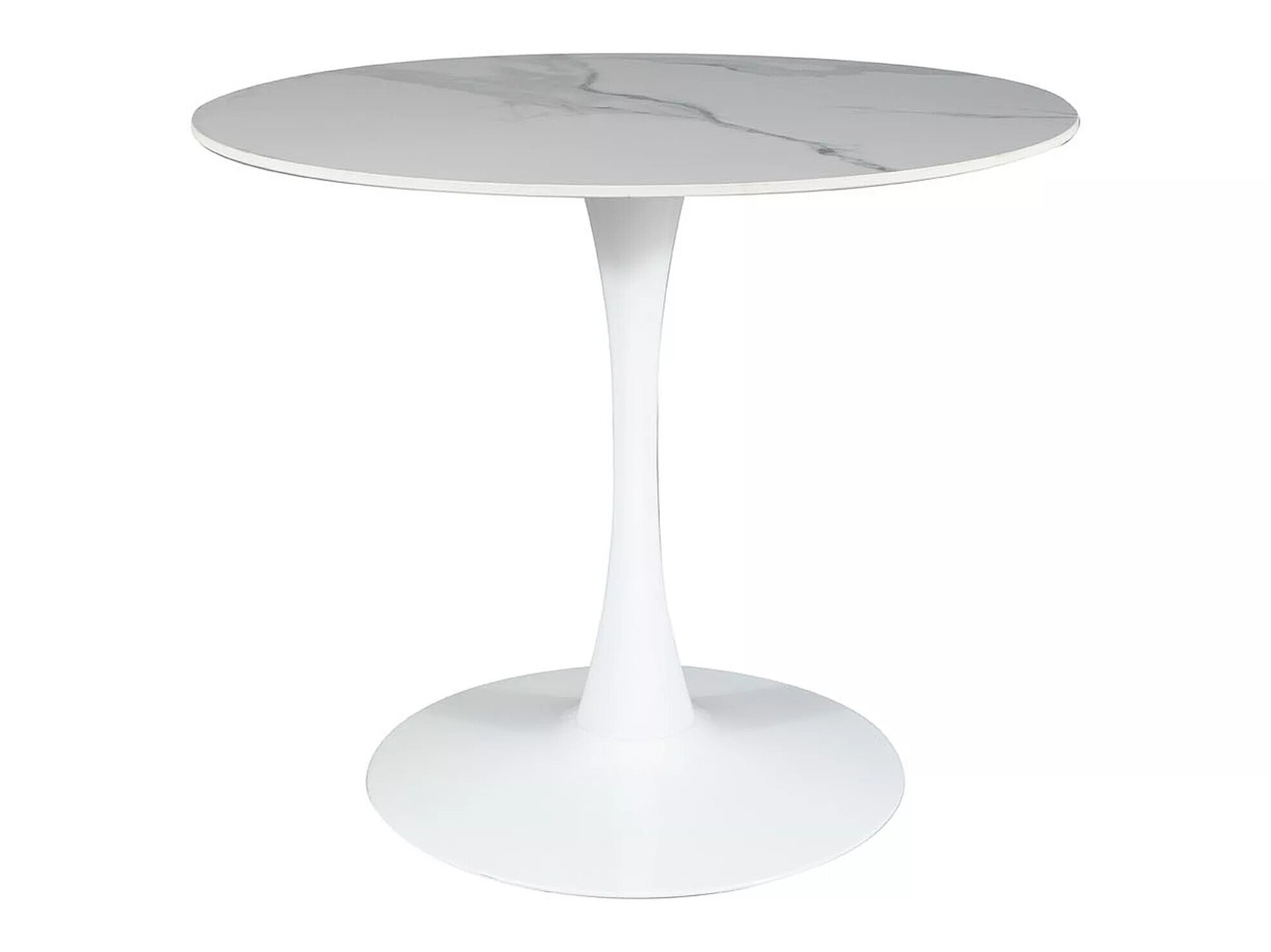 Tisch Detroit 378 (Weisser Marmor + Weiss)