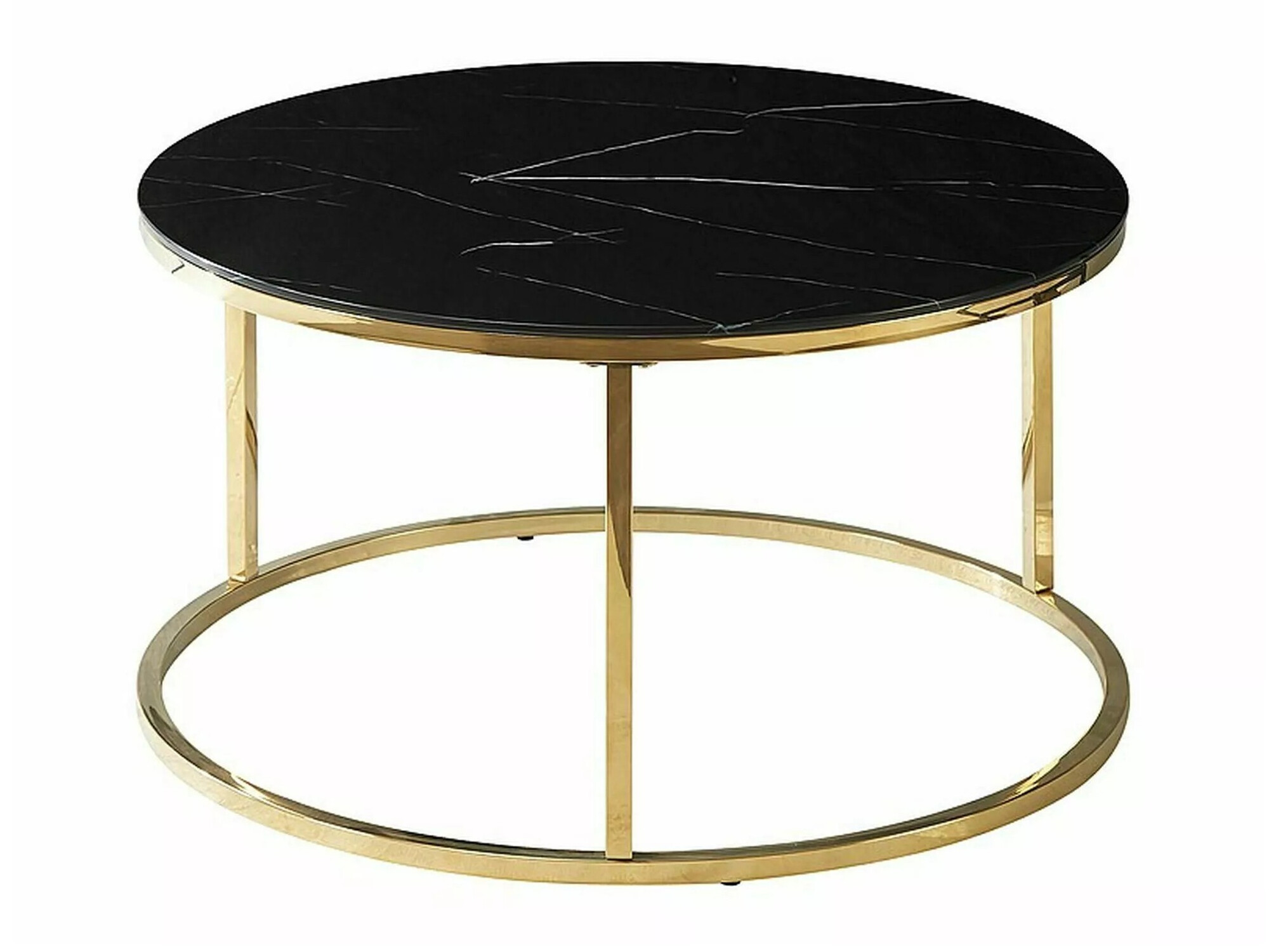 Couchtisch Detroit 400 (Schwarzer Marmor)