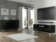 Wohnzimmer-Sets Melmoro 106 (Schwarz glänzend + Gold)