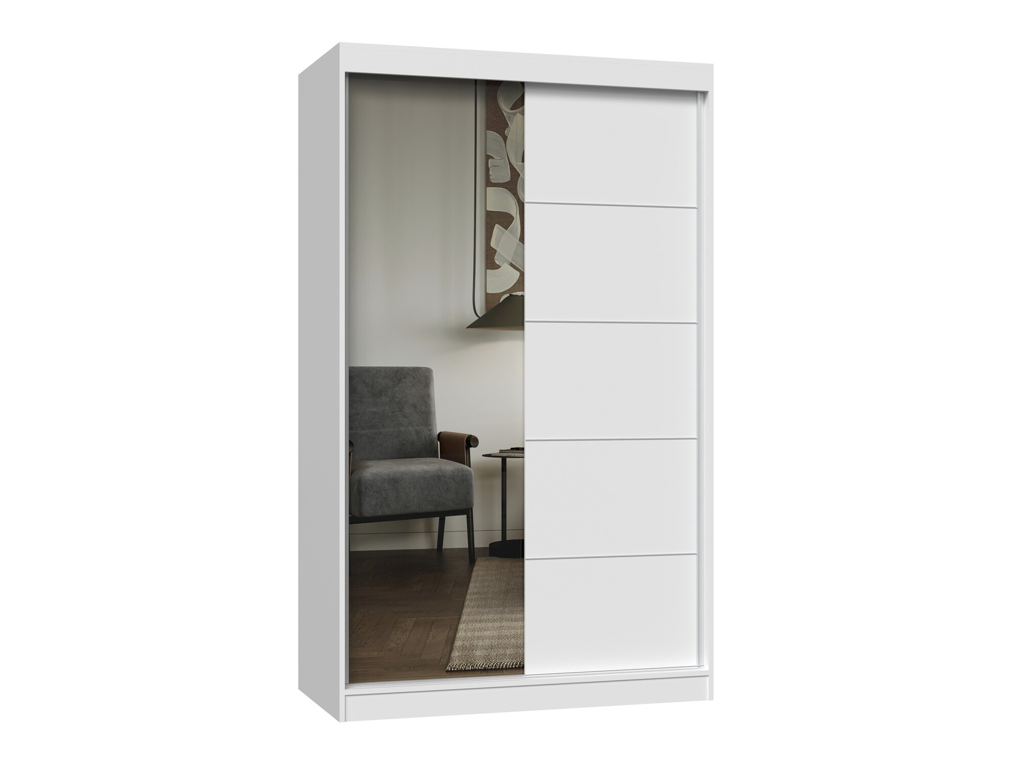 Kleiderschrank Mandeville 157 (Weiss)