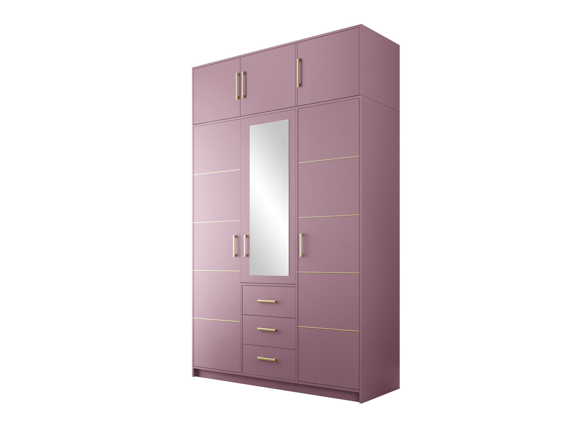 Kleiderschrank Dortivu 153 (Lila)
