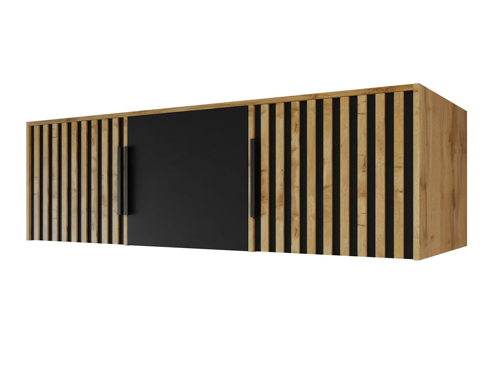 Sideboard Collis I (Wotan Eiche + Schwarz)