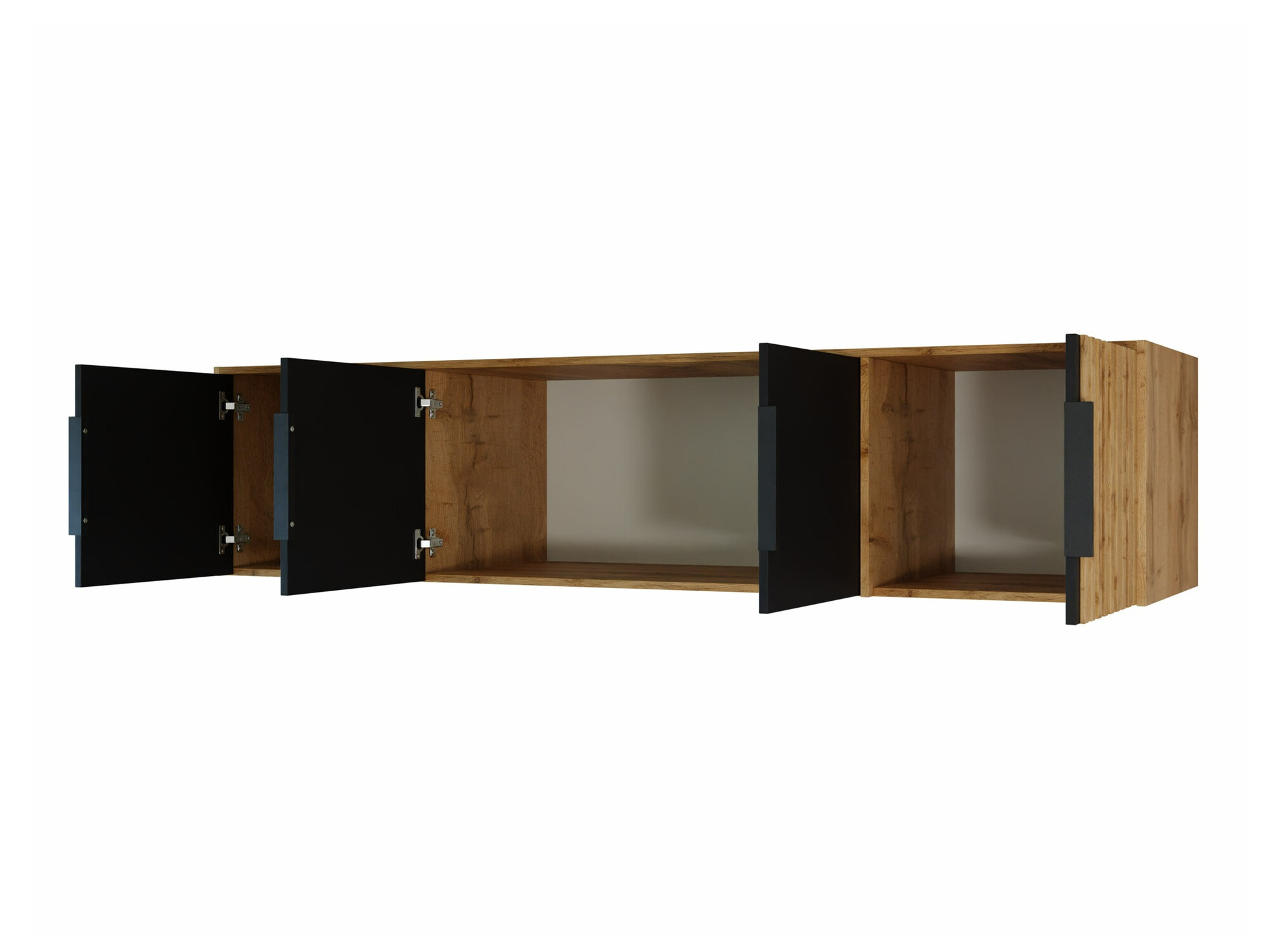 Sideboard Collis II (Wotan Eiche + Schwarz)