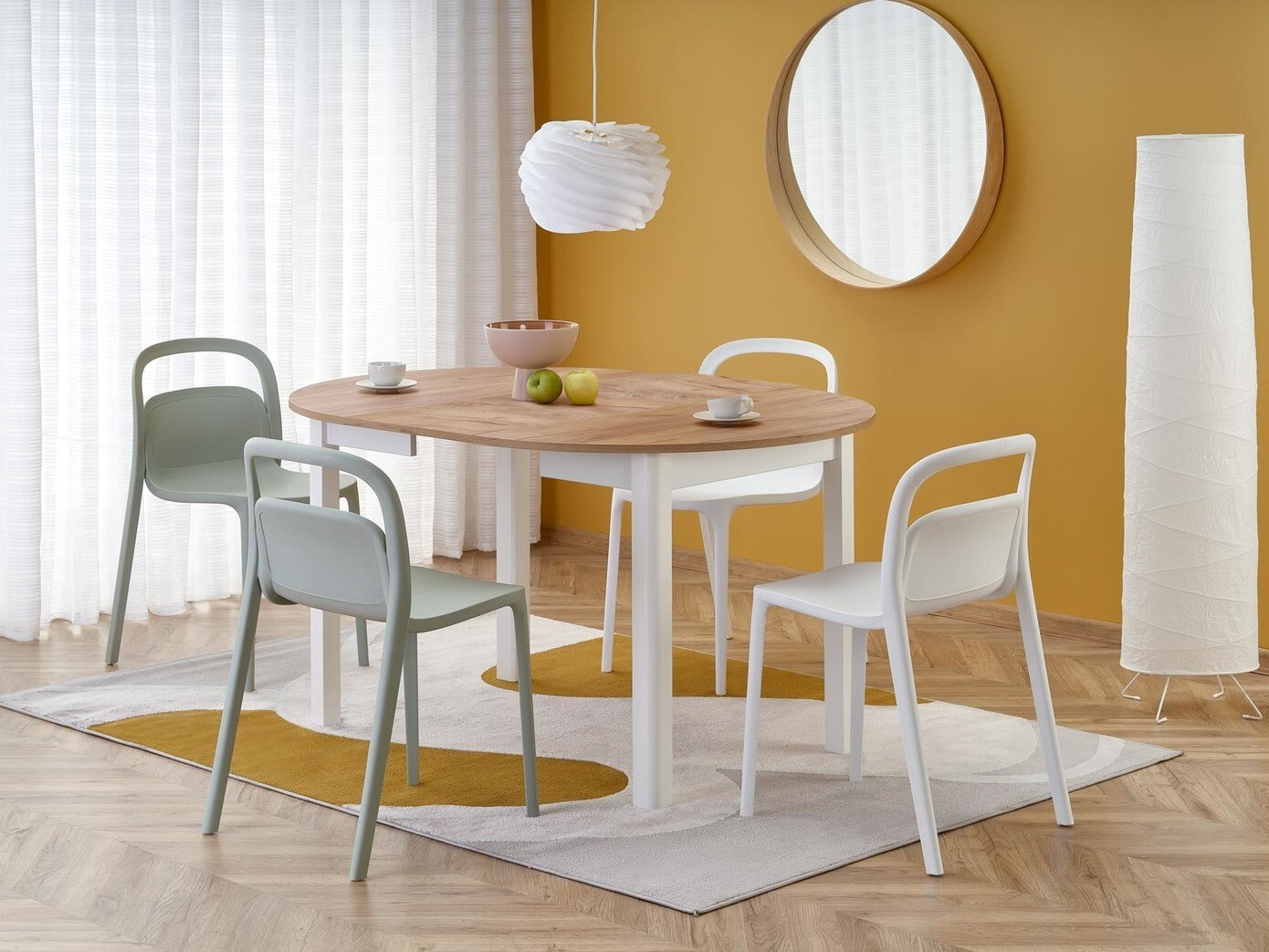 Tisch Houston 961 (Craft eiche + Weiss)
