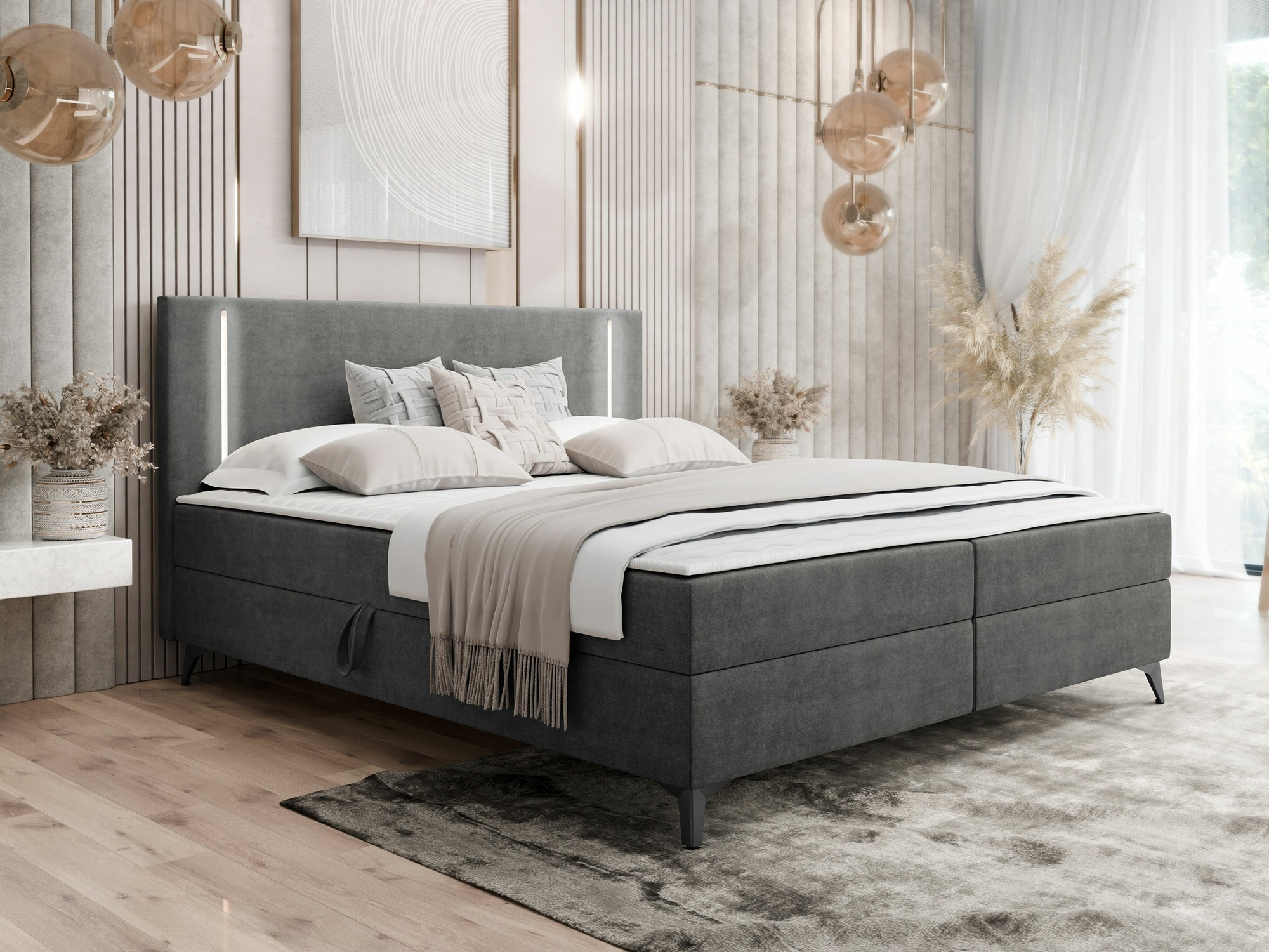 Boxspringbett Memphis 147 (Manila 16)