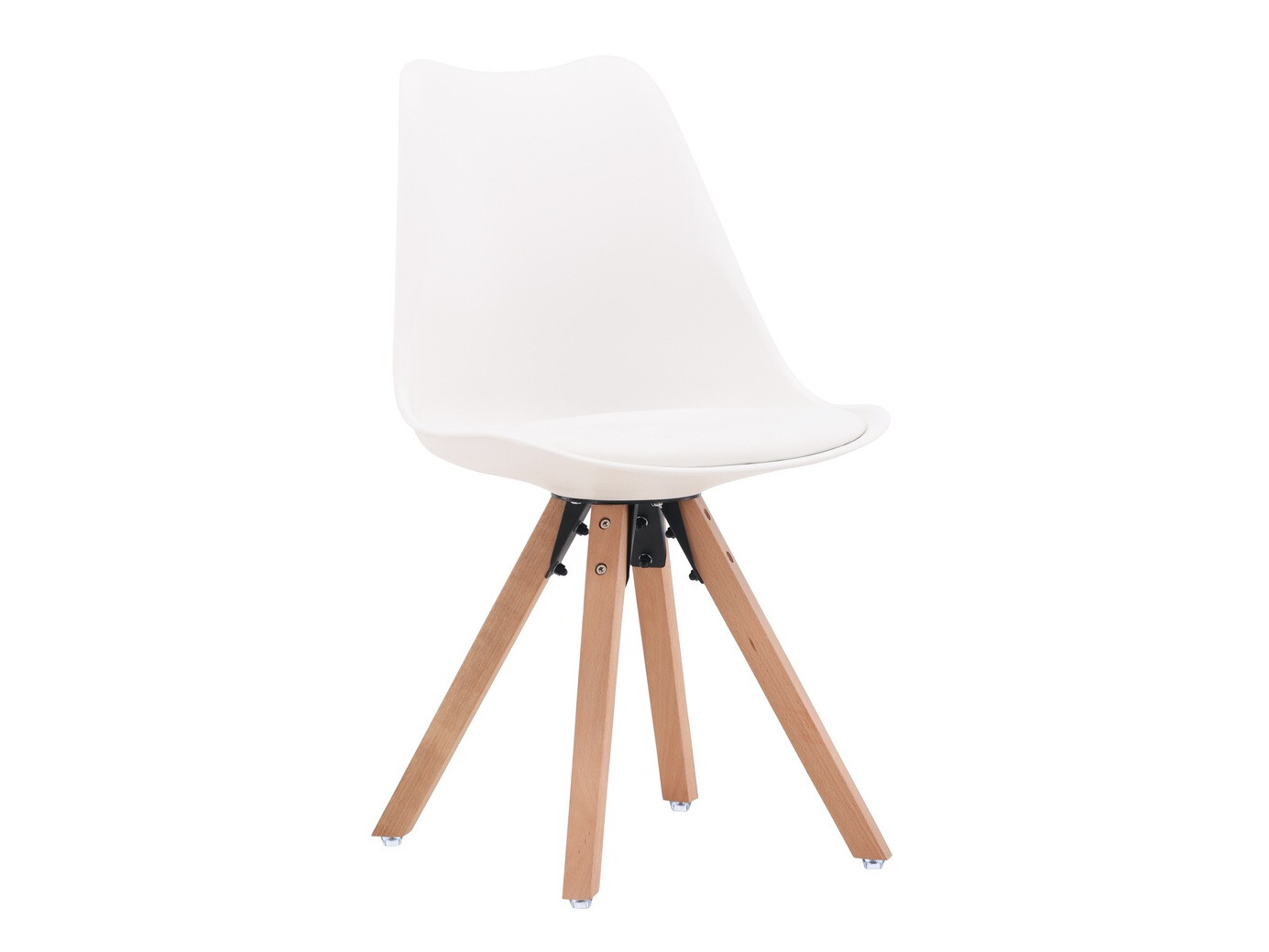 Essgruppe Dallas 4467 (Weiss + Helles Holz)