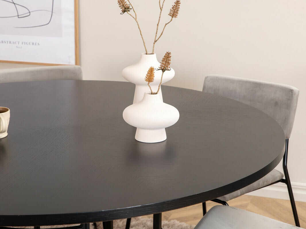 Essgruppe Dallas 2399 (Schwarz + Grau)