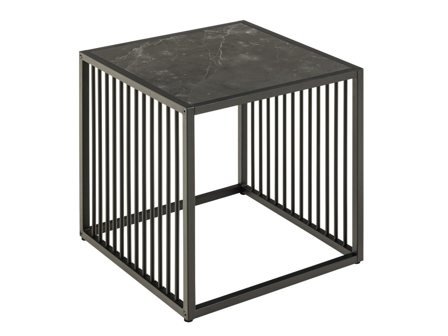 Beistelltisch Norsica Livevai 102 (Schwarzer Marmor + Schwarz)