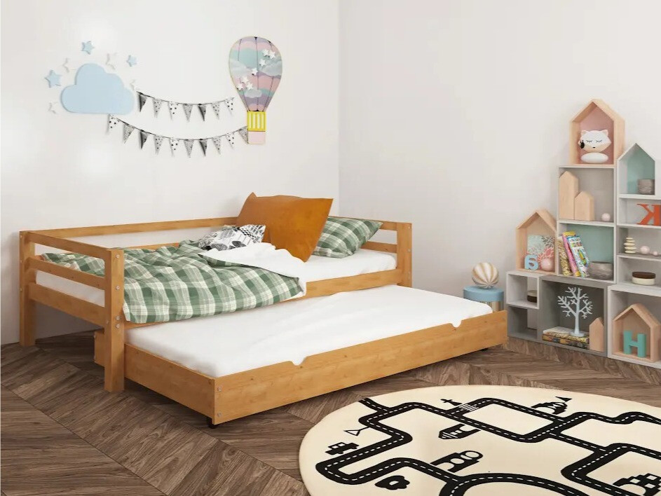 Bett Ruvfiva 102 (Kiefernholzoptik)