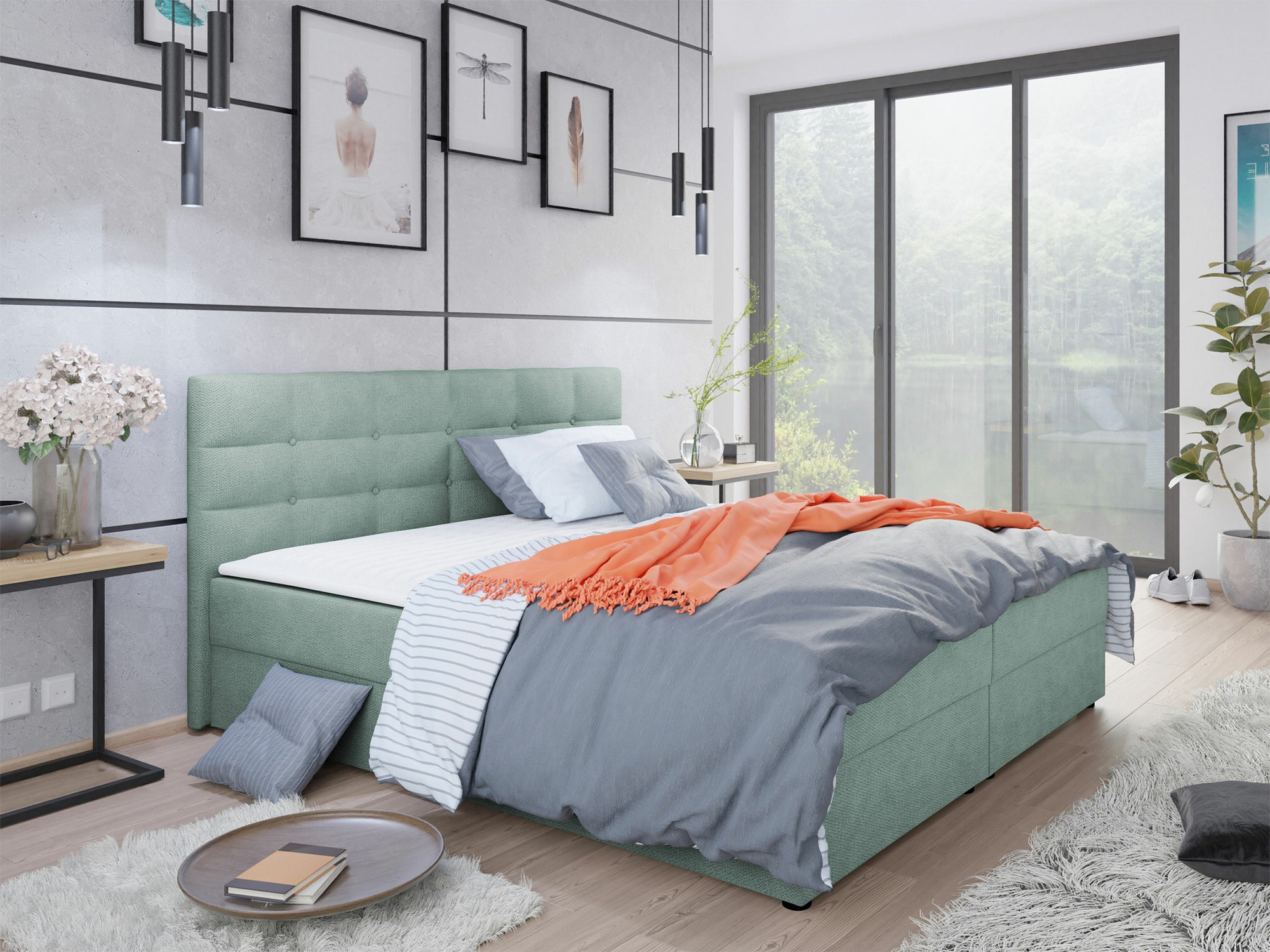 Boxspringbett Memphis 114 (Rico 18)