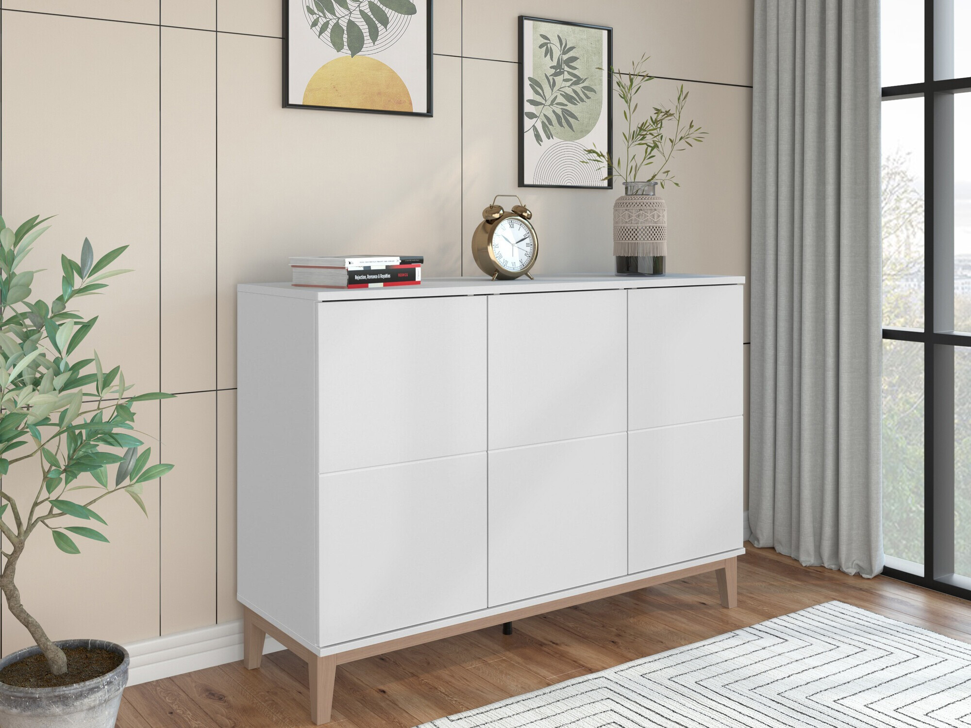 Sideboard Felmelo 106 (Weiss)