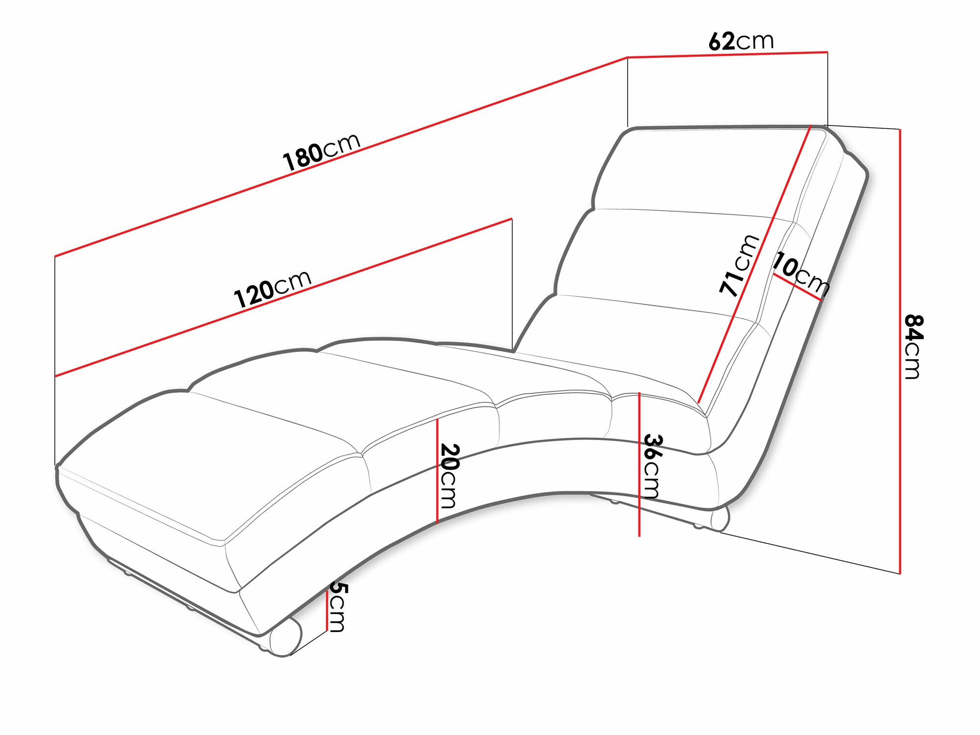 Chaiselongue Comfivo 109 (Baloo 2074)