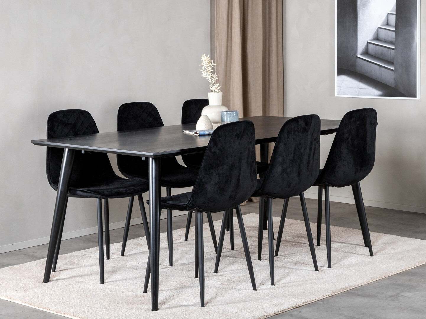 Essgruppe Dallas 2596 (Schwarz)
