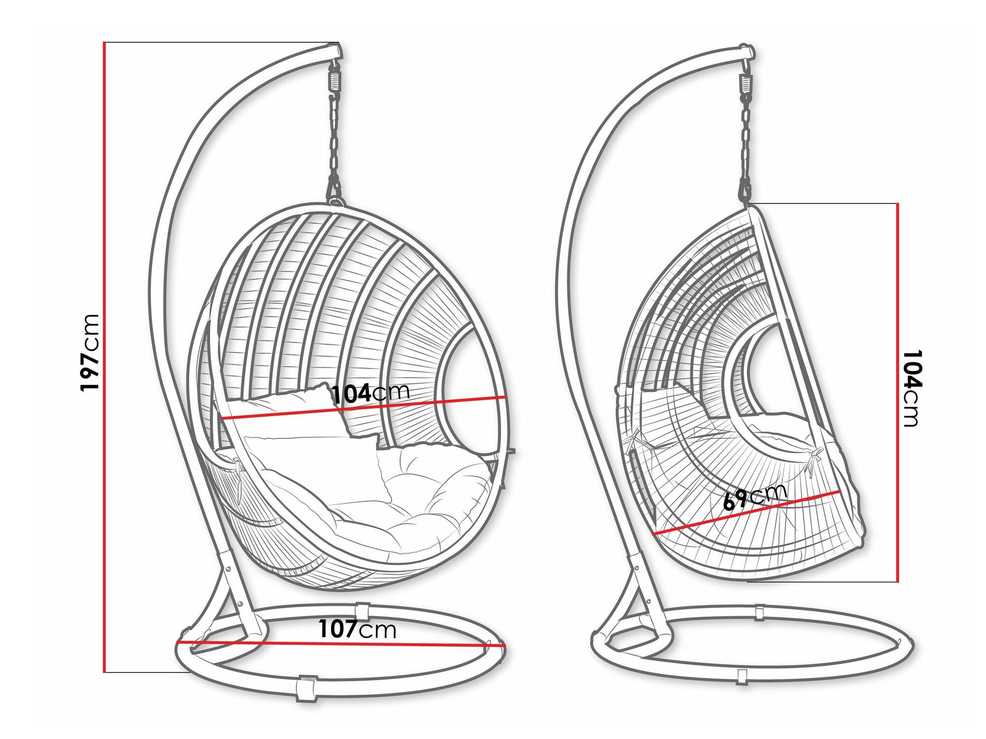 Hängesessel Comfivo Laudatio