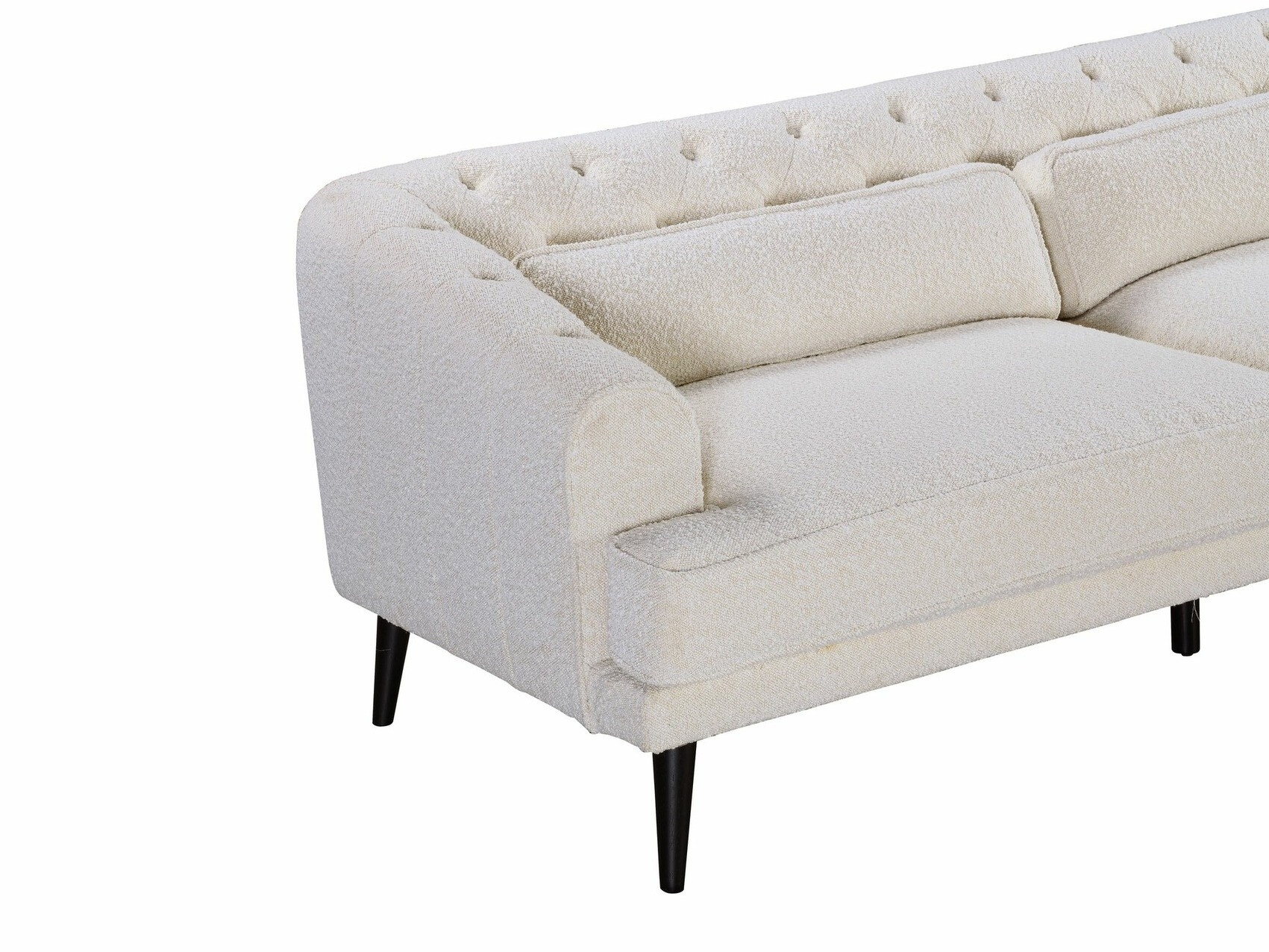 Chesterfield-Sofa Riverton 774 (Weiss)