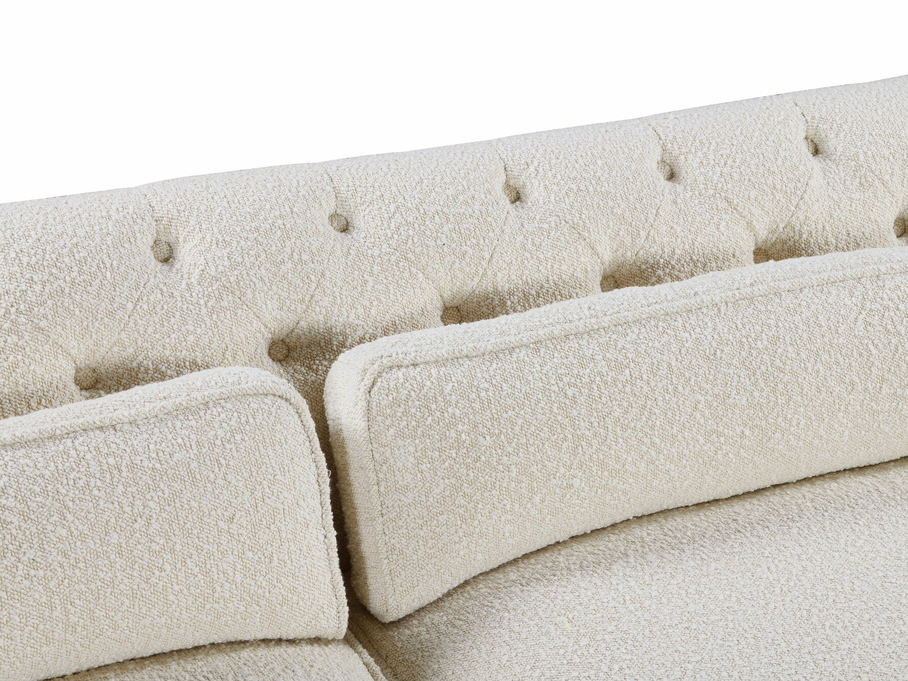 Chesterfield-Sofa Riverton 774 (Weiss)