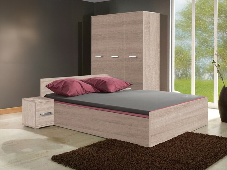 Schlafzimmer-Set Cirevau 142 (Sonoma-Eiche)