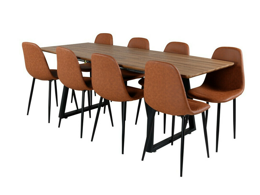 Essgruppe Dallas 331 (Braun + Schwarz)